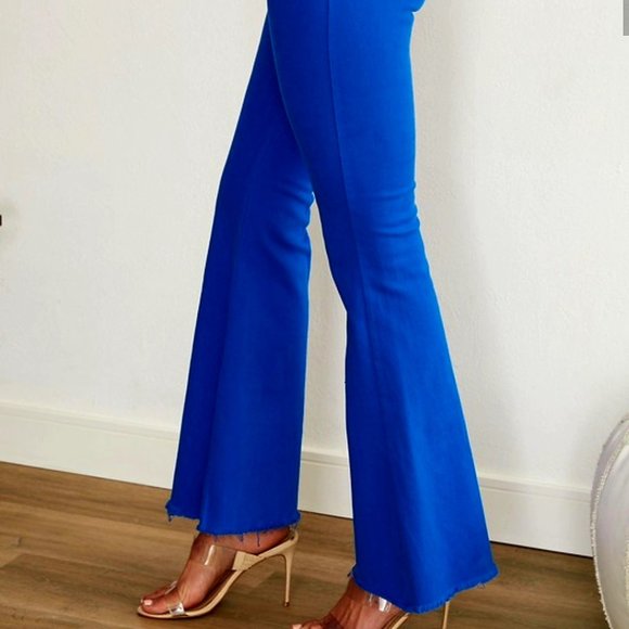 Venti6 Made in Italy Royal Blue Flare denim - Picture 4 of 8